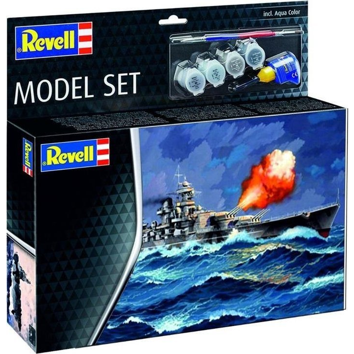 Revell Model Set Battleship Gneisenau 1:1200 (65181) (4009803651811)