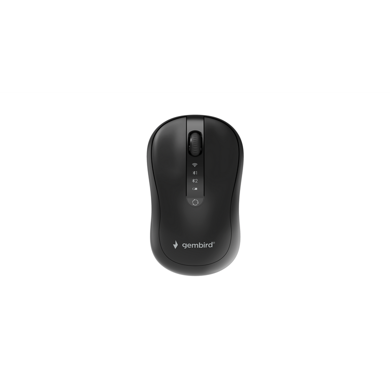 Мишка Gembird MUSW2-4B-01 Dual-Mode, черен