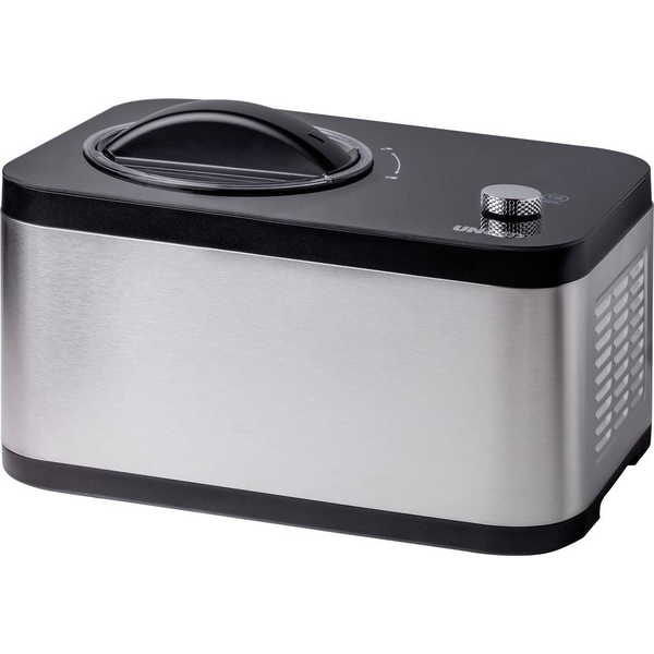 Unold 48826 Eismaschine & Joghurtbereiter EVA Kompressor ismaskine 1,5 L 120 W Sort, Rustfrit stål