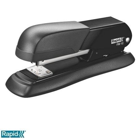 Grapadora Rapid Fm12 Metalica Color Negro 24/6 Y 26/6