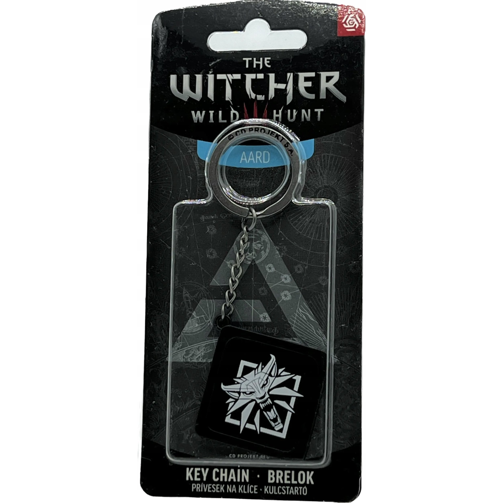 Good Loot The Witcher 3 - AARD szimbólumos kulcstaró ajándéktárgy - Ezüst (5908305243281)