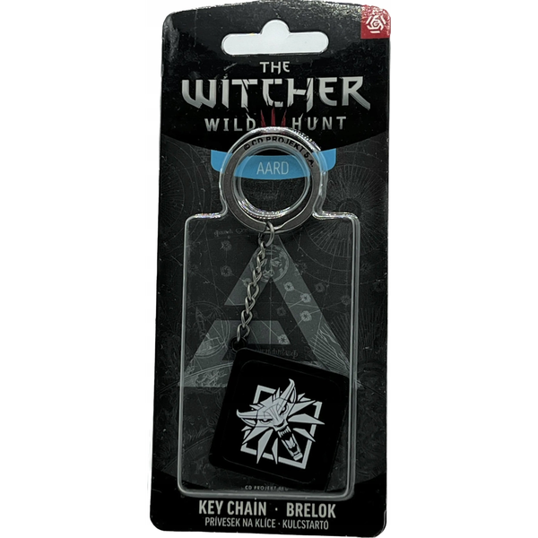 Good Loot The Witcher 3 - AARD szimbólumos kulcstaró ajándéktárgy - Ezüst