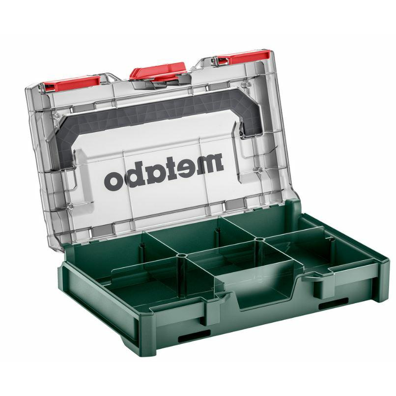 Metabo X 63 XS (626896000) Szerszámos doboz ABS Zöld, Átlátszó (H x Sz x Ma) 252 x 167 x 63 mm (626896000)