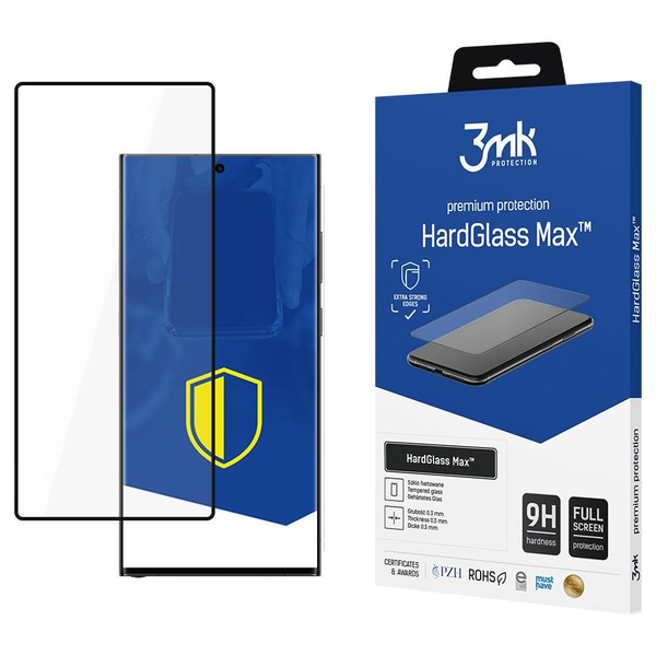 3mk HardGlass Max Samsung Galaxy S24 Ultra üveg kijelzővédő