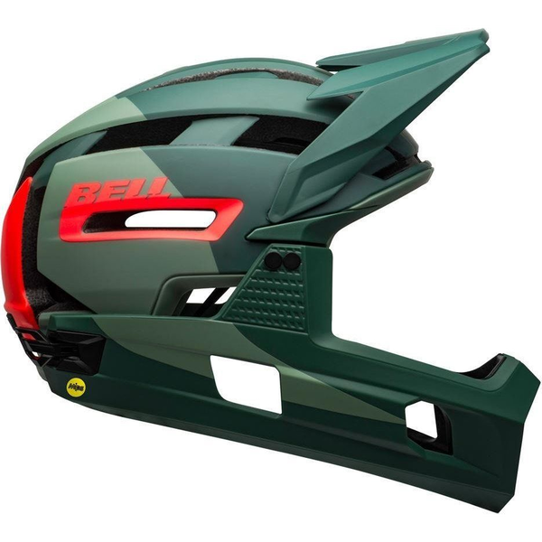 Bell Kask full face SUPER AIR R MIPS SPHERICAL matte gloss green infrared r. L 58–62 cm (308753)