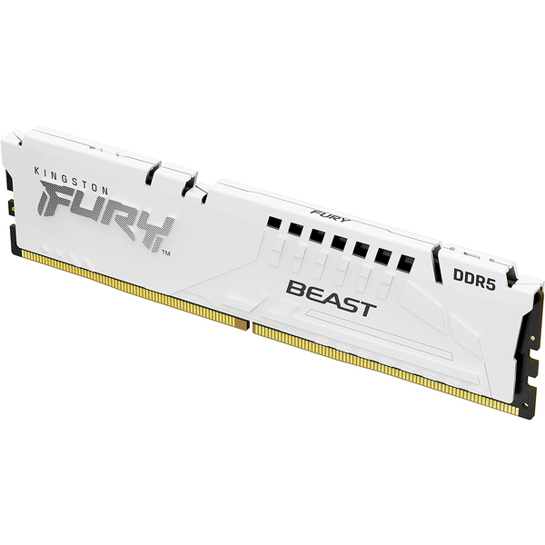 KINGSTON FURY memória DDR5 32GB 6000MHz CL40 DIMM (Kit of 2) Beast White XMP