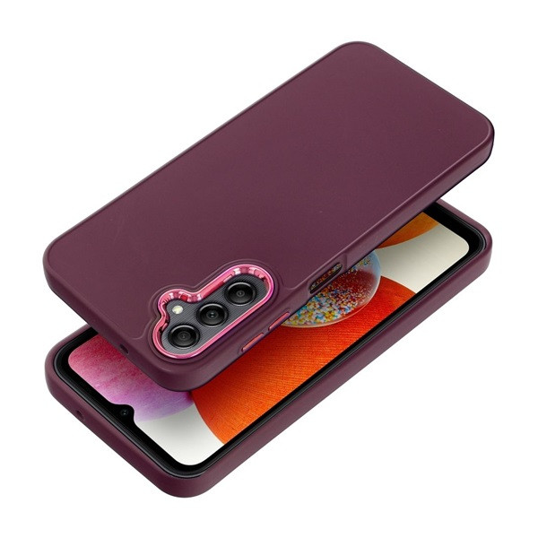 Frame Samsung Galaxy A14 4G/A14 5G szilikon tok lila (74588) (FR74588)