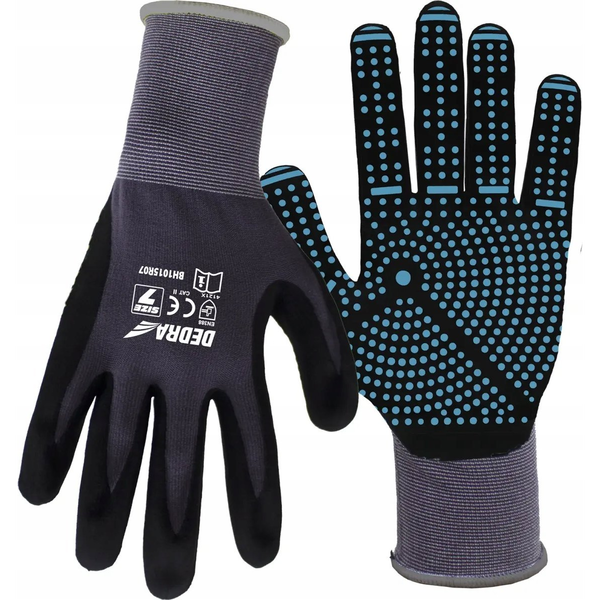 Dedra BH1015R Nitrile Pro Comfort Munkavédelmi Kesztyű 10-es Méret