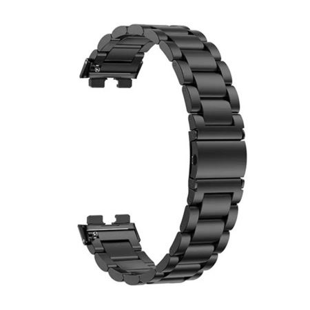 Gigapack Huawei Band 8, 20mm fém pótszíj fekete (GP-150421)