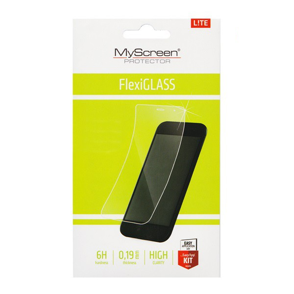 MYSCREEN LITE FLEXI GLASS протекторно стъкло за екран (устойчиво на надраскване, удароустойчиво, 0,19 mm, 6H) ПРОЗРАЧНО [Alcatel 1C 2019 (OT-5003D)]