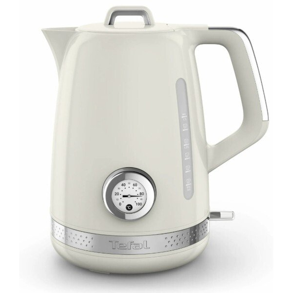 Електрическа кана Tefal Soleil KO355AE0, 1.7 л, 2400 W, Бял