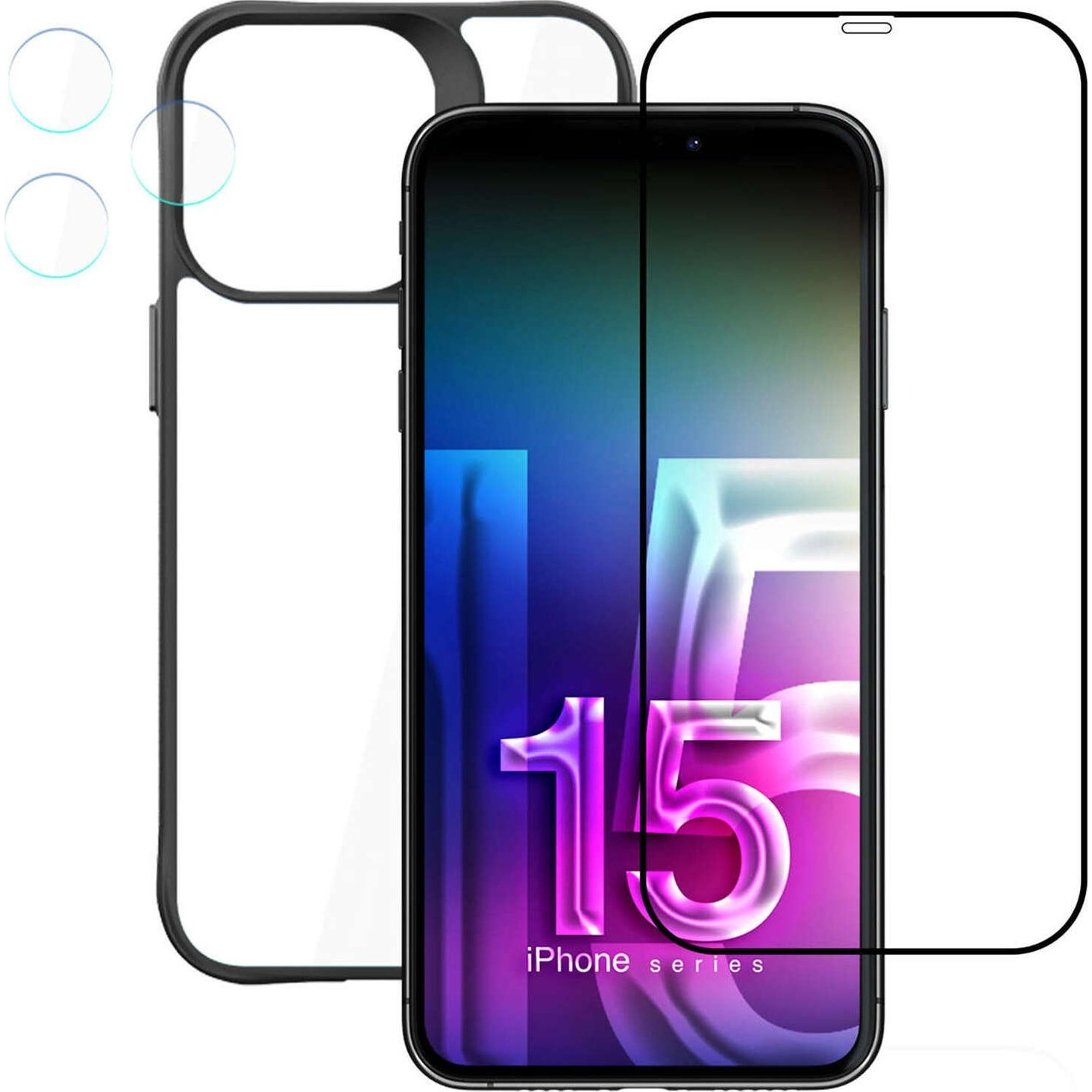 3mk Comfort Set 4 in 1 Apple iPhone 15 Pro Max (3MK5364)