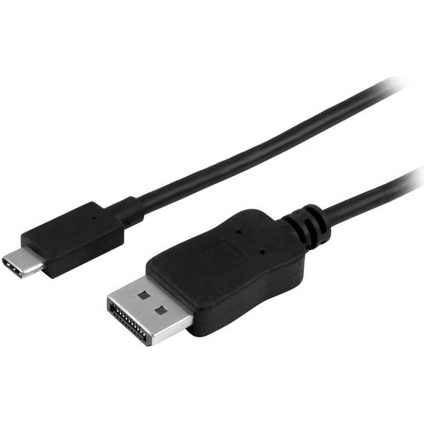 StarTech.com CDP2DPMM1MB video kabel adapter USB Type-C Zwart
