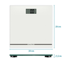Salter 9205WH elektronikus személymérleg fehér (9205WH)