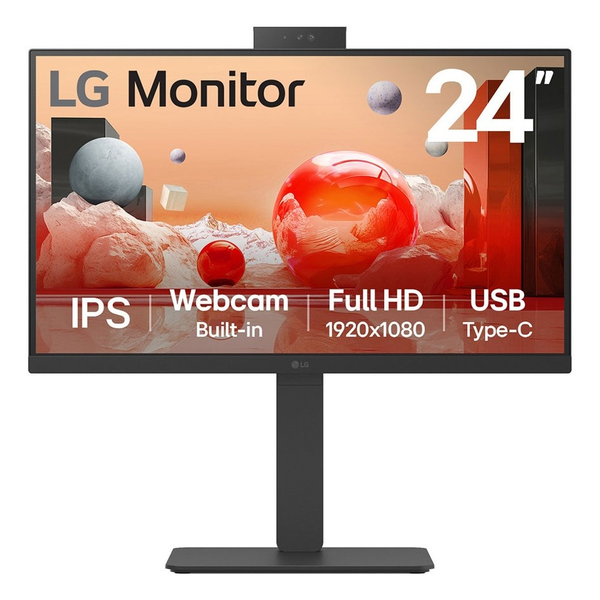 LG 24BA850-B Monitor PC 60,5 cm (23.8") 1920 x 1080 Pixel Full HD Nero
