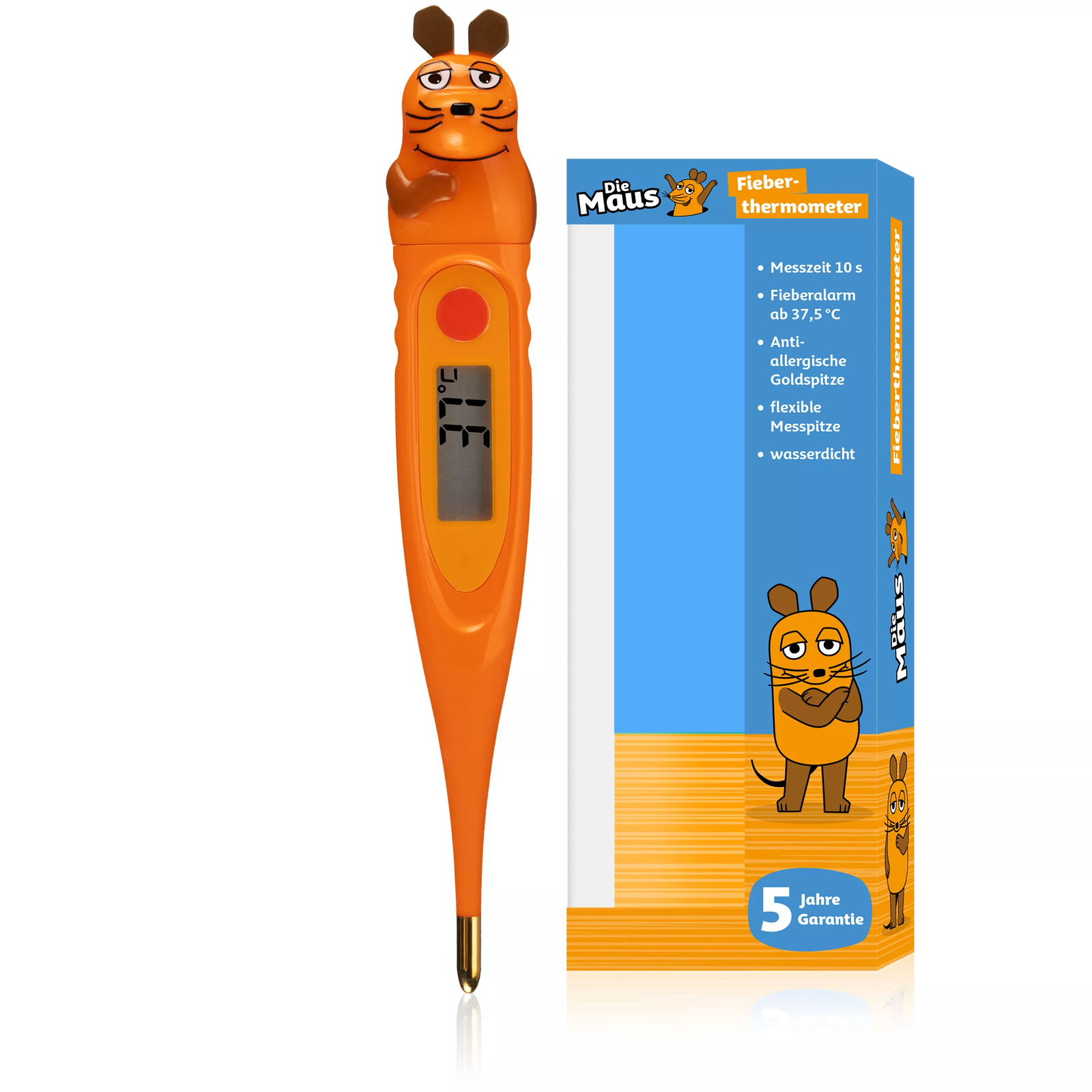 DieMaus 9810602 Digitális lázmérő gyerekeknek - Sárga (9810602)