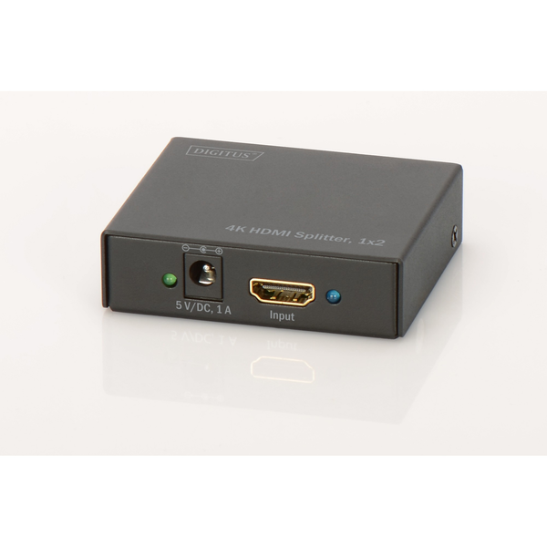 DIGITUS Splitter HDMI 1x2 4K bis zu 2Monitore    schwarz