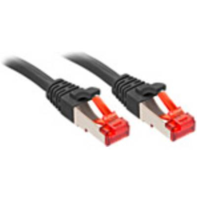 Lindy Cat6 S/FTP 0.3m netwerkkabel Zwart 0,3 m S/FTP (S-STP)