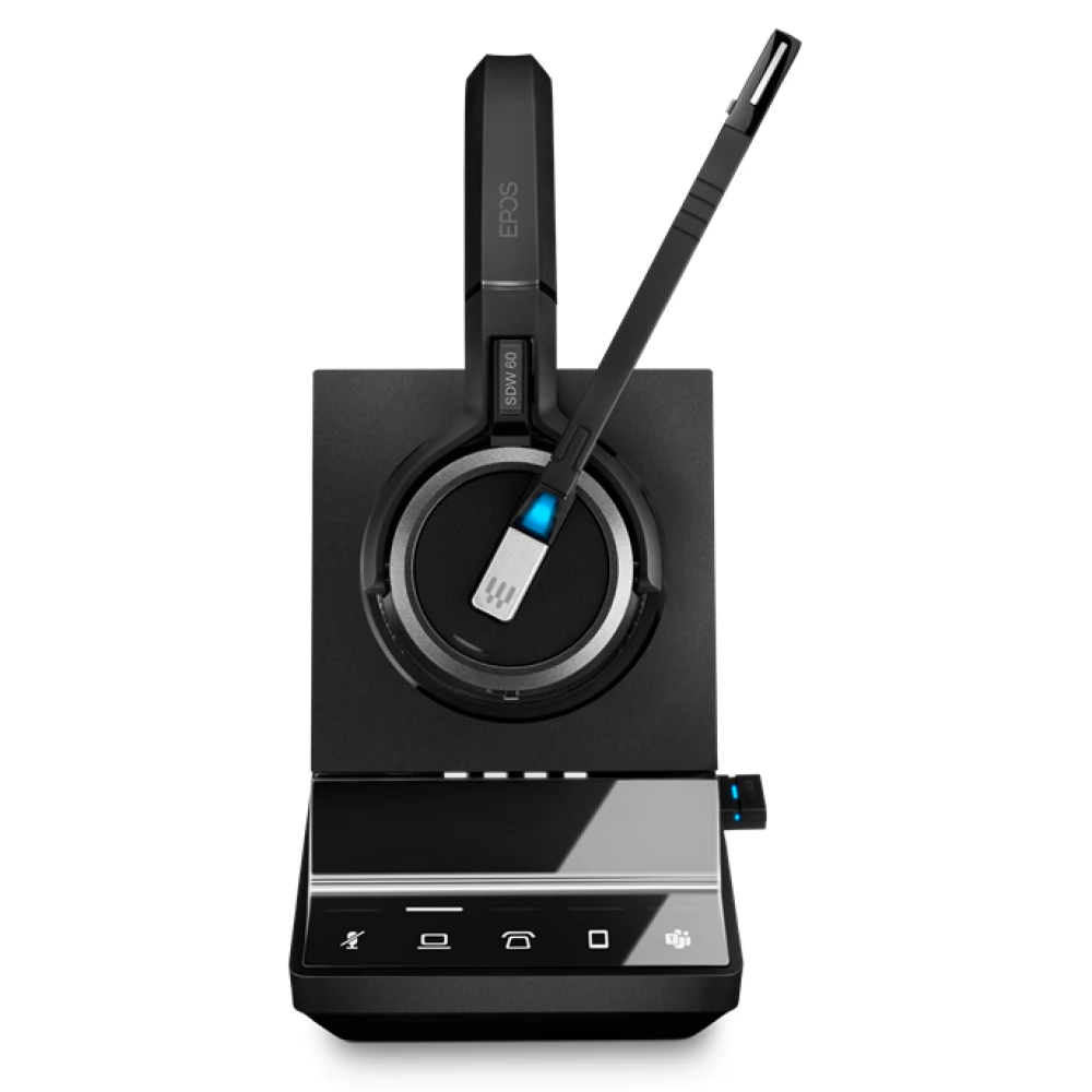 EPOS IMPACT SDW 5066T - EU/UK/AUS Headset Vezeték nélküli Fejpánt Iroda/telefonos ügyfélközpont Fekete (1001039)