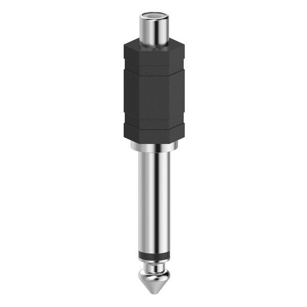 Hama 00205188 Kabeladapter RCA 6.3 Schwarz, Silber