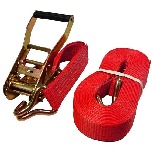 Homasita 30502508 Csomagleszorító heveder minősített, racsnis, kampós, 8m 2,5T (30502508)