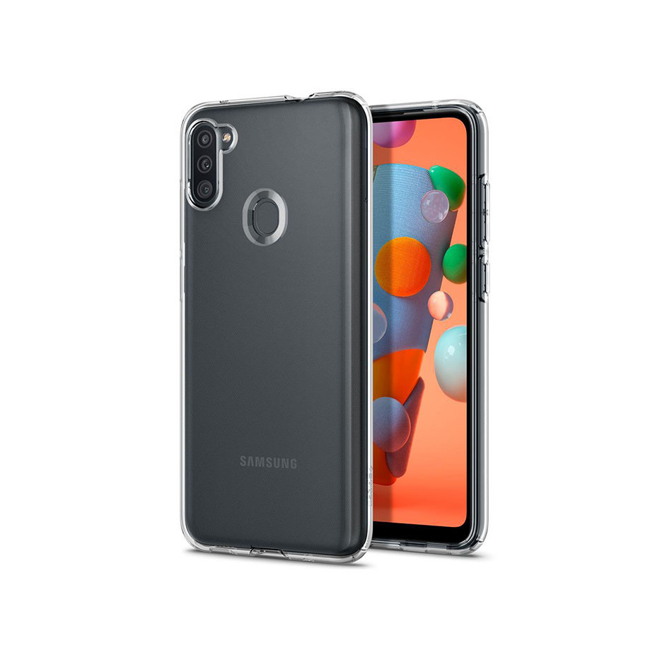 Samsung A115F Galaxy A11 ütésálló hátlap - Spigen Liquid Crystal - átlátszó (SP0078)