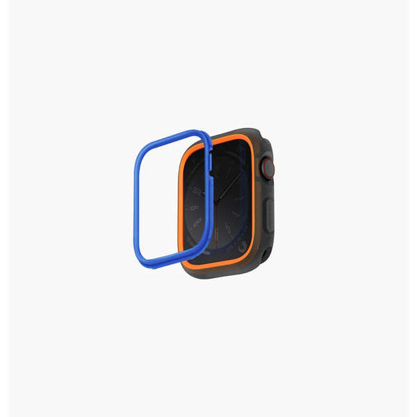 Uniq Moduo Apple Watch S4/S5/S6/S7/S8/S9/SE Tok - Narancs/Kék (44 / 45mm)