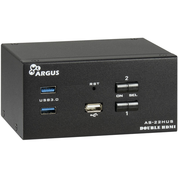 Inter-Tech IPC KVM Switch AC-22HUS HDMI 4K@60Hz
