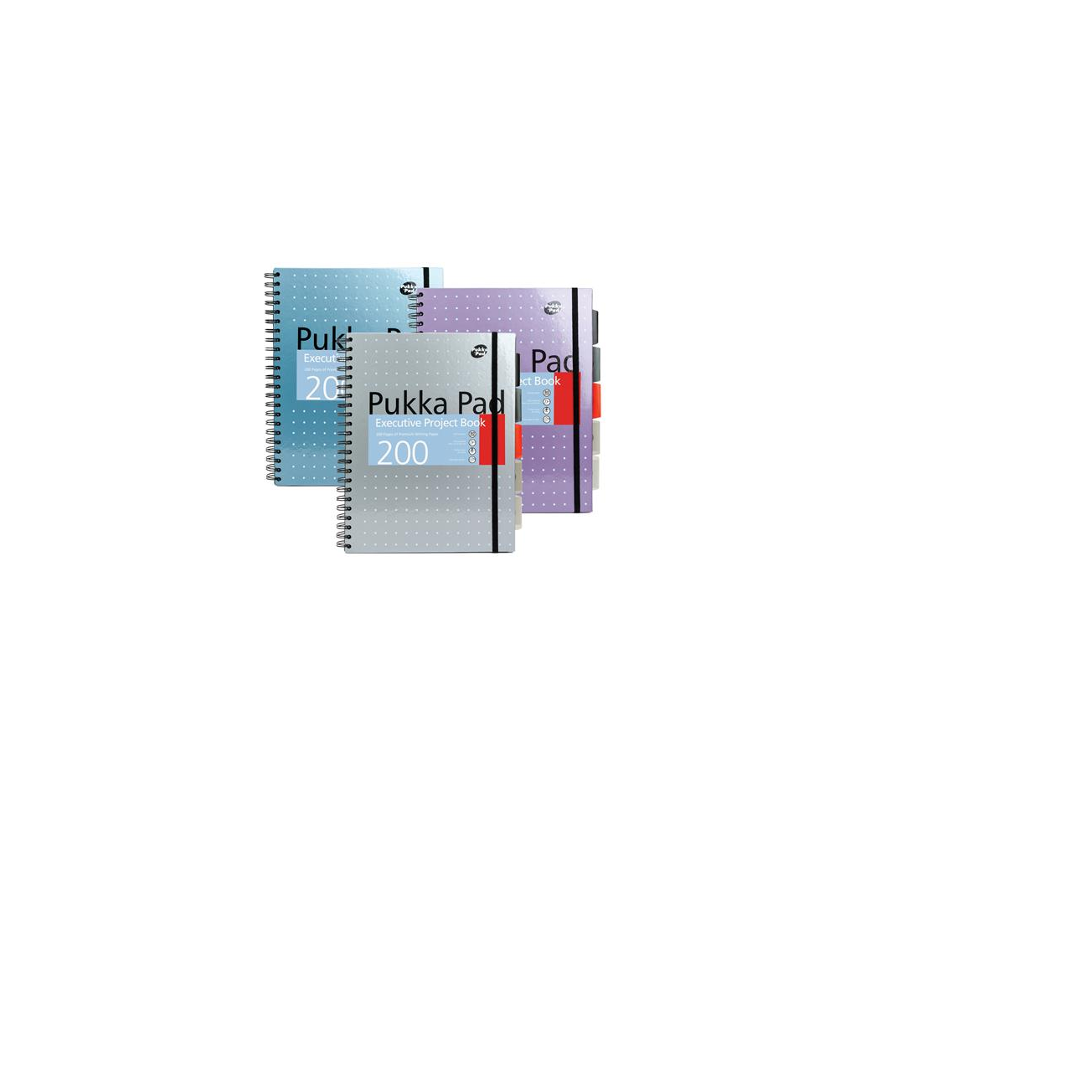 Pukka Pad 100 lapos A4 vonalas spirálfüzet - Többfajta (6970-MET)