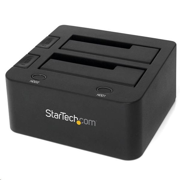StarTech.com SDOCK2U33 dokovací stanice pro úložná zařízení USB 3.2 Gen 1 (3.1 Gen 1) Type-B Černá