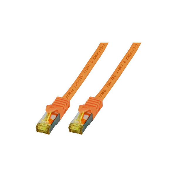 EFB RJ45 Patchkabel S/FTP,Cat.6A,LSZH,Cat.7 Rohk.,25m,orange (MK7001.25O)