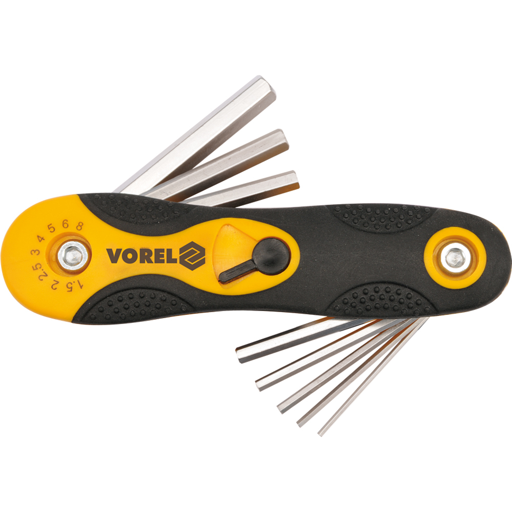 VOREL Imbuszkulcs készlet, 8 db (56506)