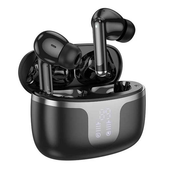 Hoco EQ10 TWS Bluetooth fülhallgató Fekete Bluetooth 5.3