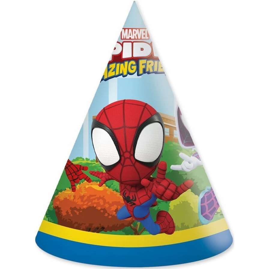 Spidey party kalap 6db-os szett (541206)