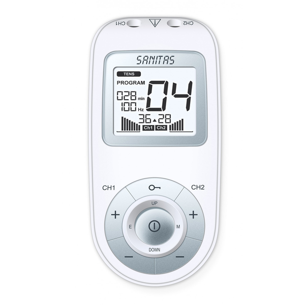 Sanitas Sem 43 Dispositivo Digital Tens / Ems Electroterapia De 2 Canales