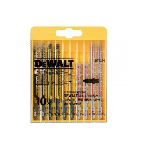 Dewalt szúrófűrészlap készlet 10 db-os fához és fémhez (DT2294-QZ)
