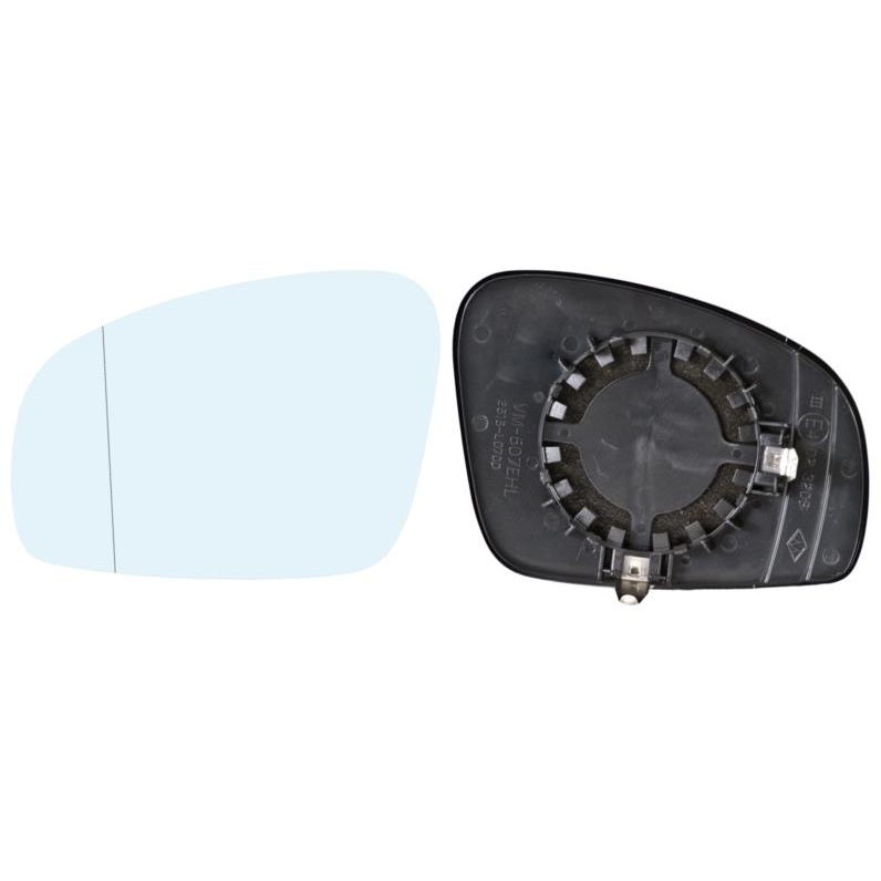 ACI visszapillantó tükör üveg + műanyag tartó - SKODA FABIA 07- L (7627831) (7627831)