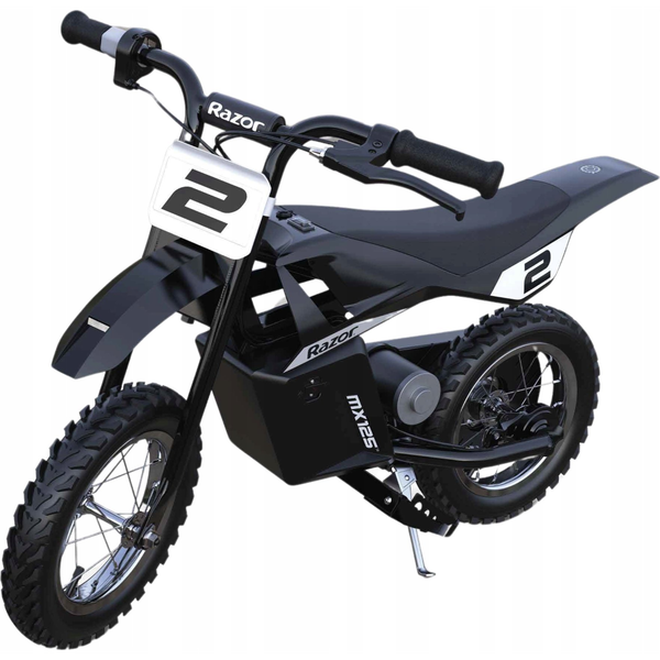 Razor MX125 Dirt Rocket elektromos gyerek járgány - Króm/Fekete
