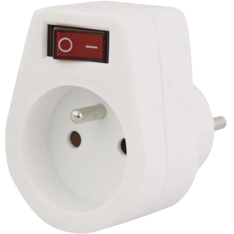 EMOS P0027 francia aljzat kapcsolóval fehér (1905110000) (emos1905110000)