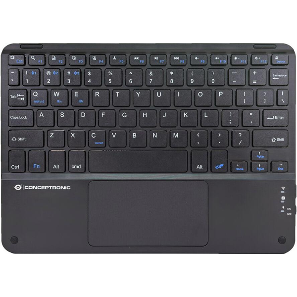 CONCEPTRONIC Wireless Tastatur, Layout englisch  10" schwarz