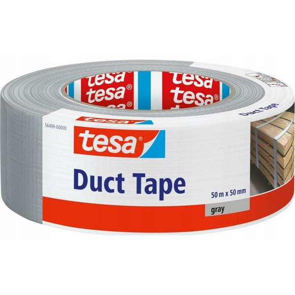 OPRAVNÁ PÁSKA DUCT TAPE 50M X 50MM, STŘÍBRNÁ TESA 56499-00000