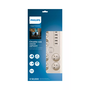 Philips SPN7060WA/60 túlfeszültségvédő Fehér 6 AC kimenet(ek) 2 M