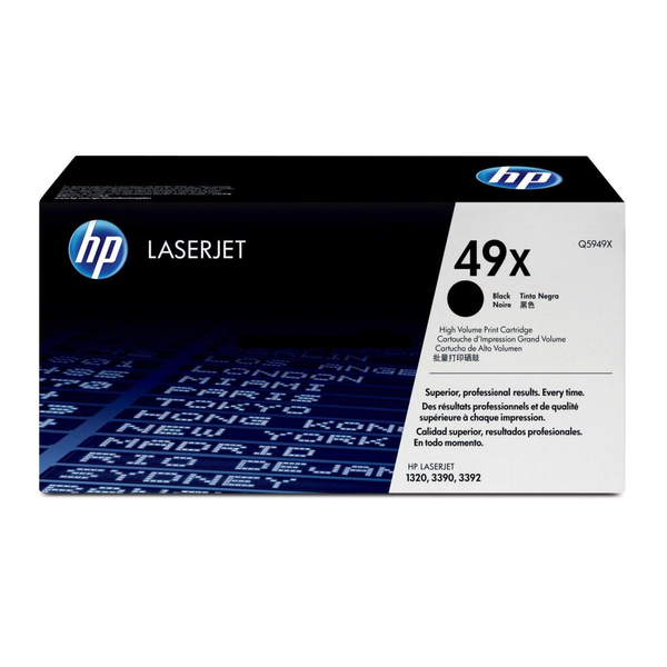 HP 49X High Yield Black Original LaserJet Toner Cartridge тонер касета 1 броя Оригинал
