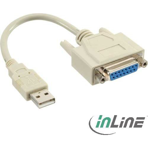 InLine 33101 soros kábel Bézs USB A típus (33101)