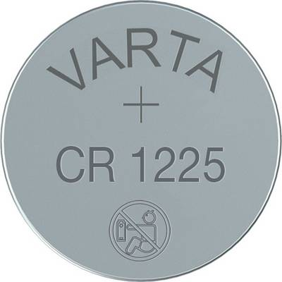CR1225 lítium gombelem, 3 V, 48 mA, Varta BR1225, DL1225, ECR1225, KCR1225, KL1225, KECR1225, LM1225 (6225101401)