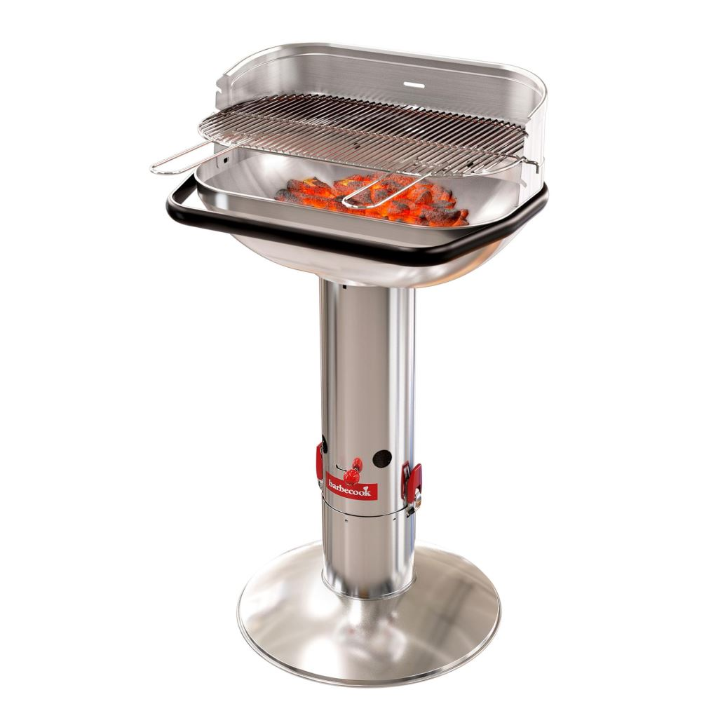 Barbecook Loewy 55 rozsdamentes acél faszenes grill 55x33x101cm (BC-CHA-1004) (BC-CHA-1004)