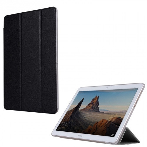 Huawei Mediapad T3 10.0, mappa tok, Trifold, fekete (8596311059551)