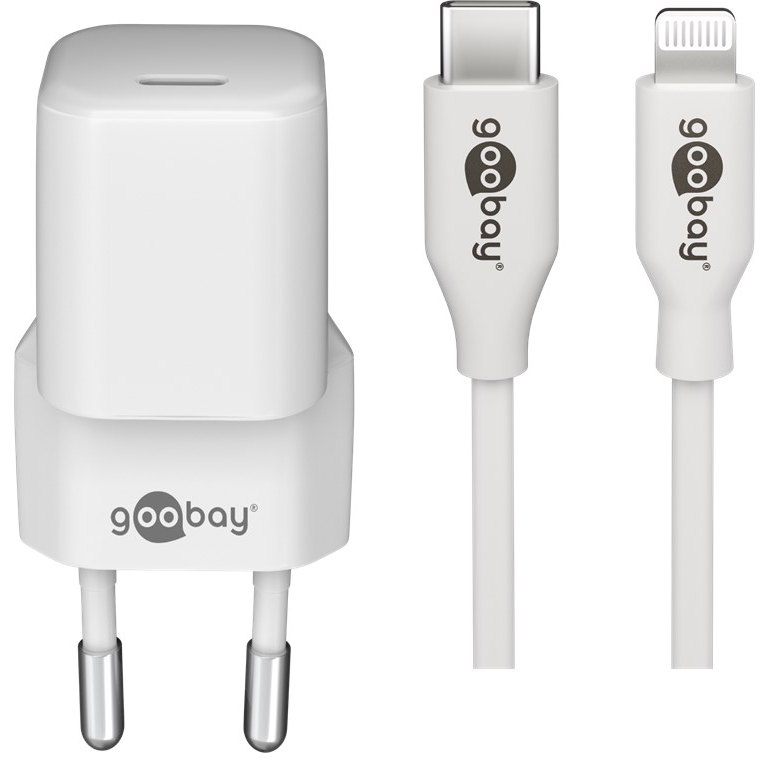 Goobay 64575 USB-C Hálózati töltő - Fehér (30W) (64575)