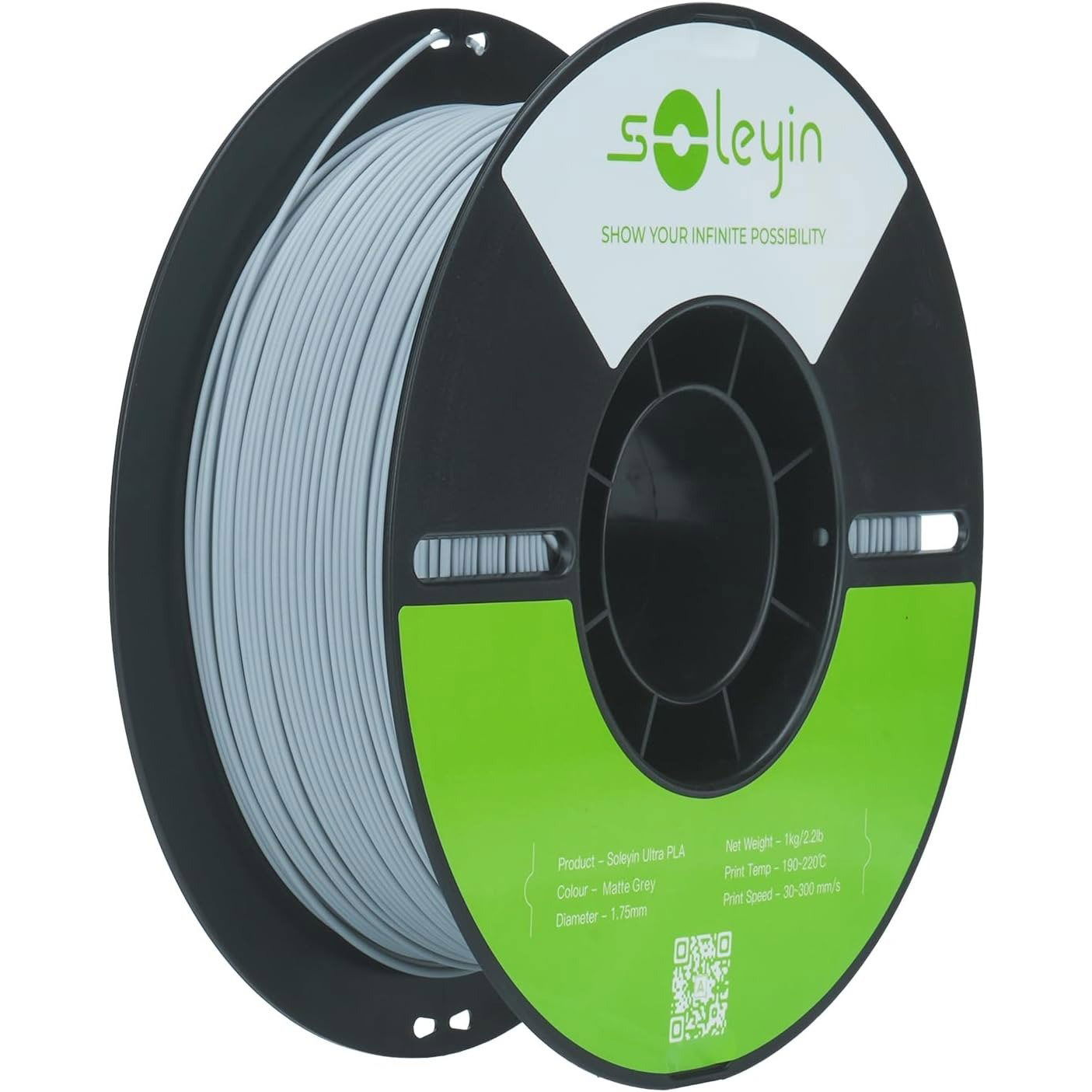Creality Soleyin Ultra PLA 1kg Matte gray (CREAU250614)