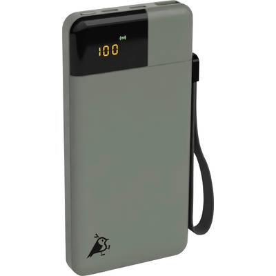 Aqiila Powerbird B10M Powerbank 10000 mAh LiPo USB-A, USB-C® Mohazöld (AQPBPBIB5MGR031) (AQPBPBIB5MGR031)